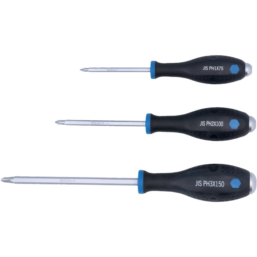 JIS Pound Thru Screwdrivers 3 Piece