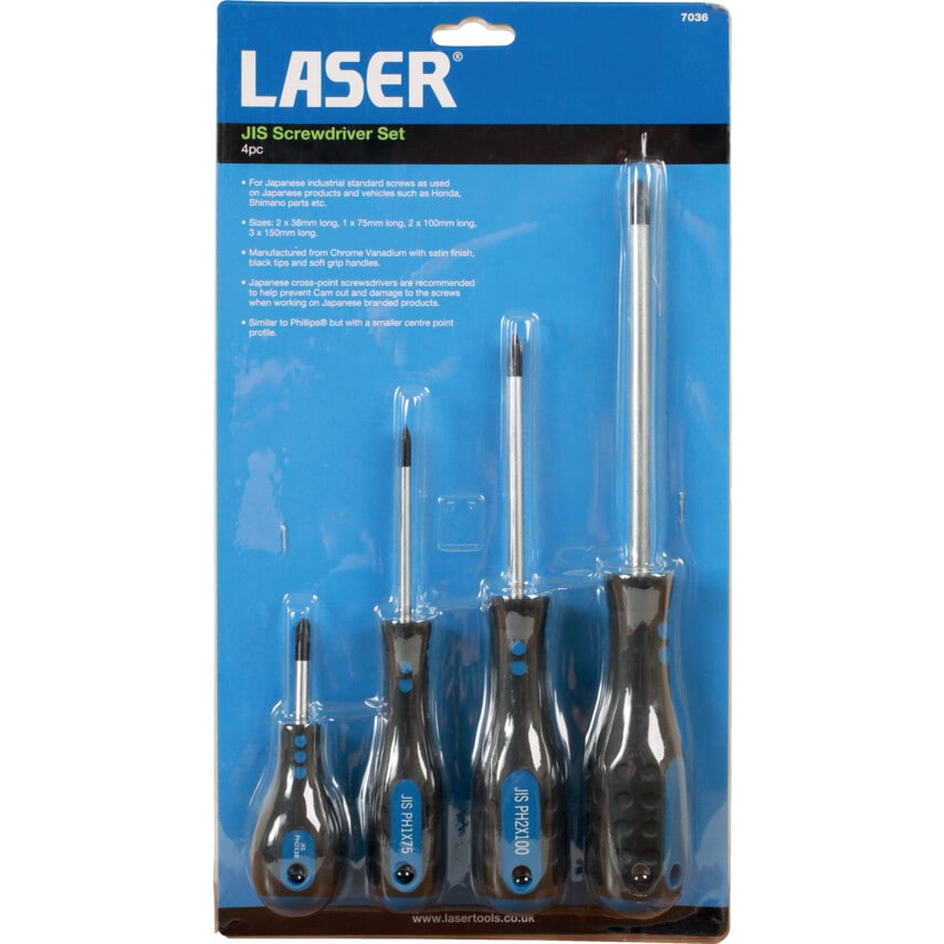 JIS Screwdriver Set 4PC