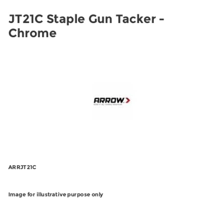 JT21C Staple Gun Tacker - Chrome ARRJT21C