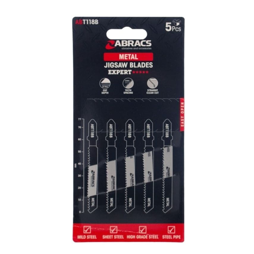 Jigsaw Blade for Wood Fine Straight Cut Pack of 5