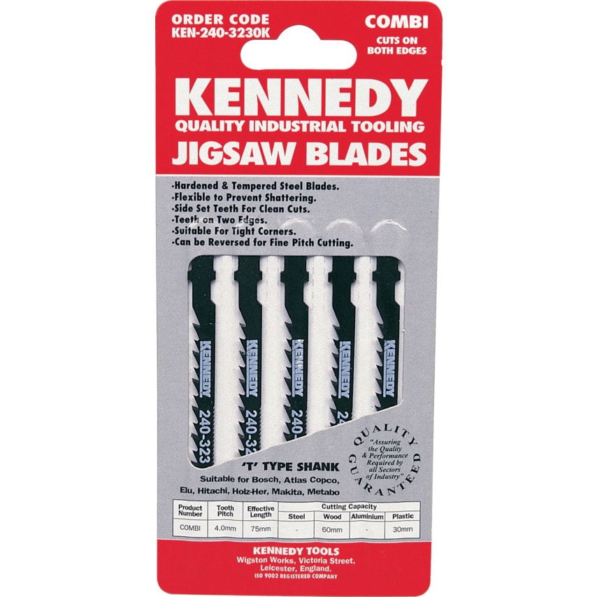 Jigsaw Blades Combi, Pack of 5