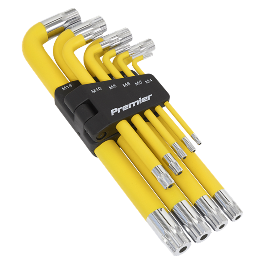 Jumbo Spline Key Set9 Piece Anti-slip