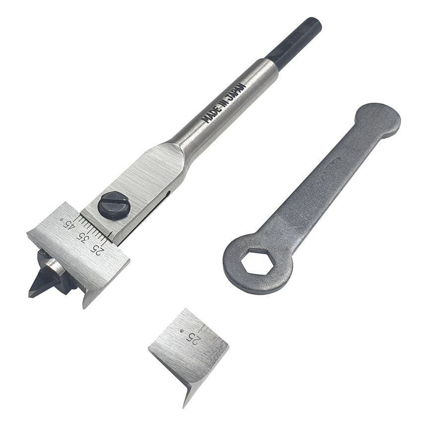 K-301 Adjustable Spade Boring Bit, 15mm - 45mm Diameter