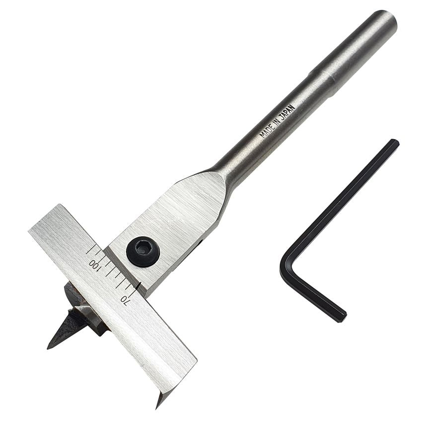 K-332 Adjustable Spade Boring Bit, 70mm - 110mm Diameter