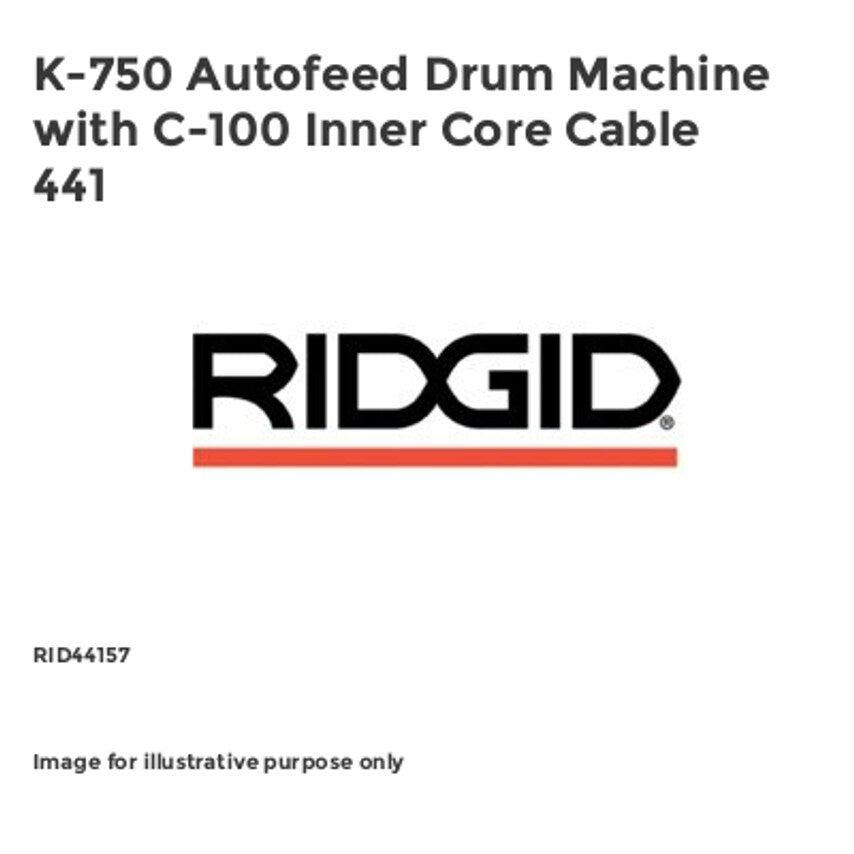K-750 Autofeed Drum Machine with C-100 Inner Core Cable 441 RID44157