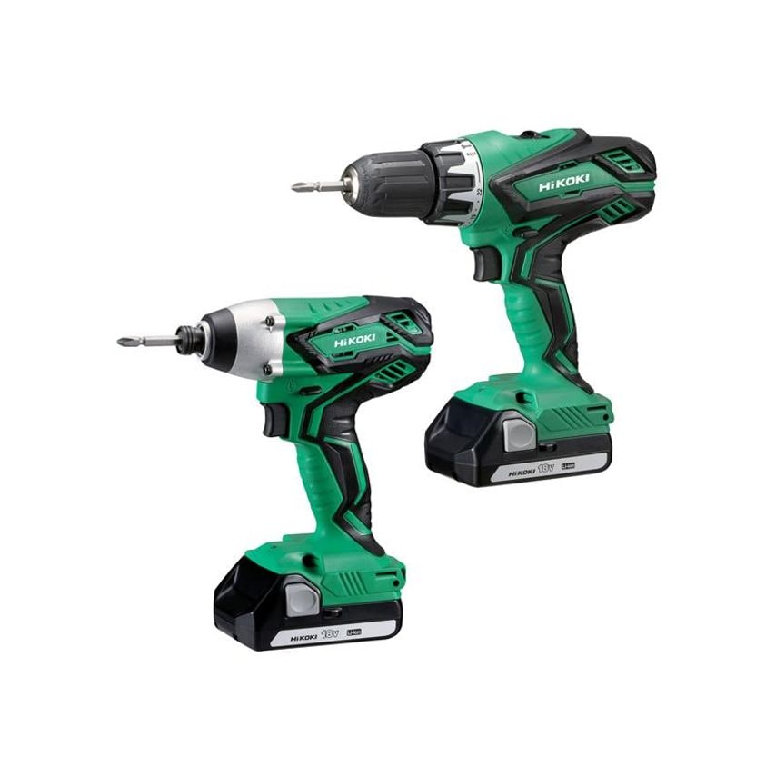 KC18DGLJAZ Twin Pack 18V 2 x 1.5Ah Li-ion