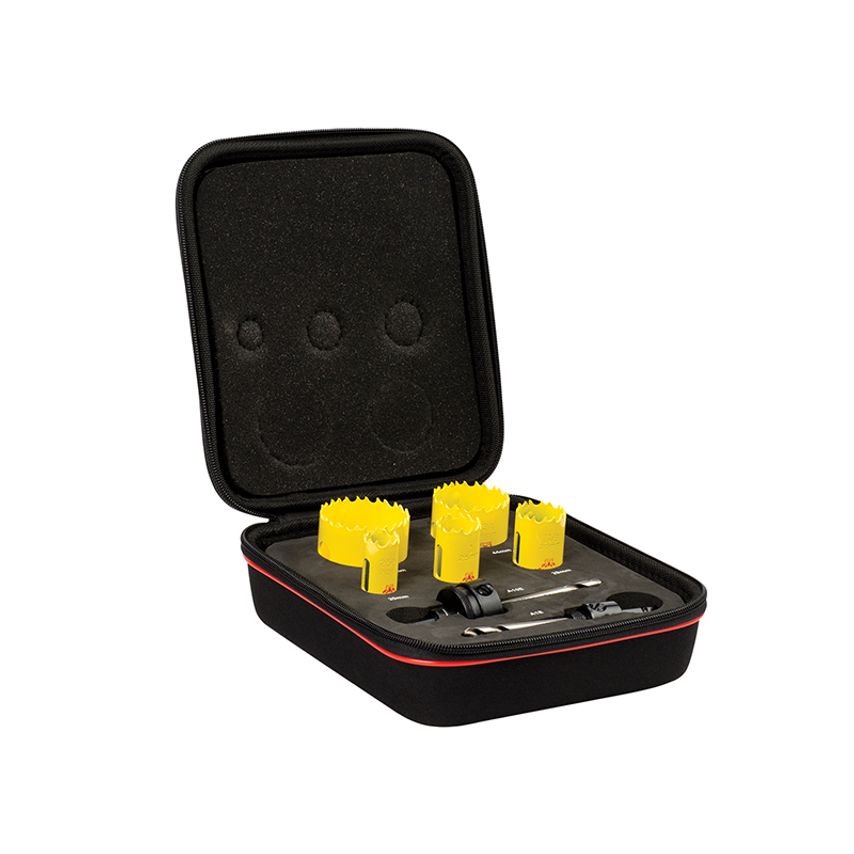 KDC05021 Deep Cut Bi-Metal Electrician's Holesaw Kit, 7 Piece STRKDC05021