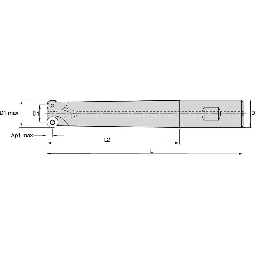 KDM100RD07W400 End Mill Cutter For Die & MOUL