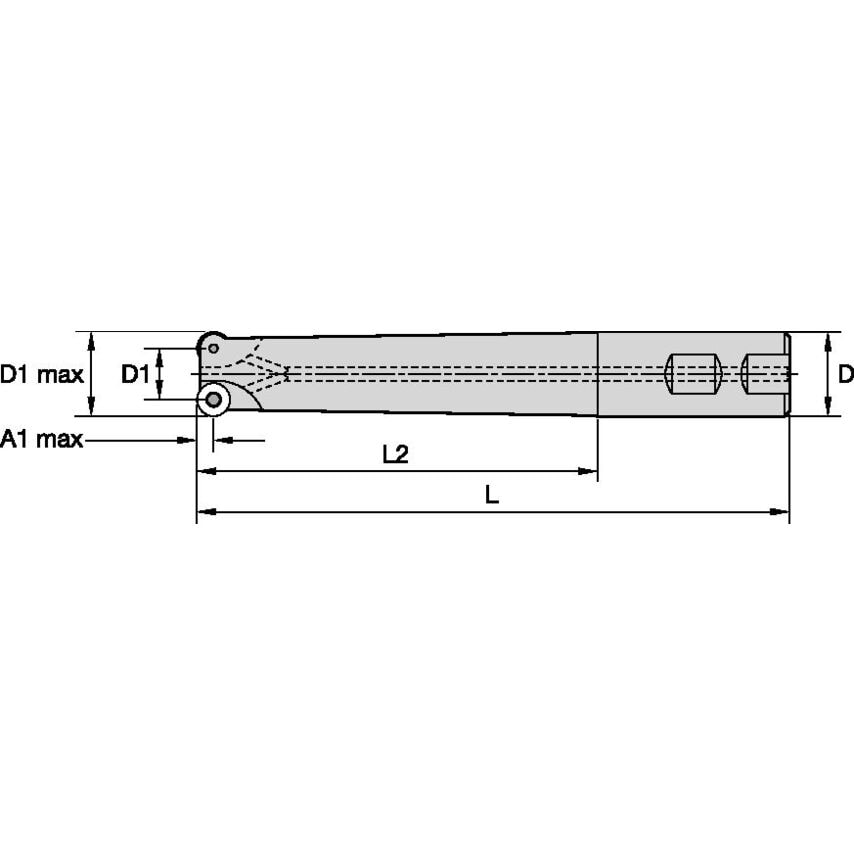 KDM100RD12W475 End Mill Cutter For Die & MOUL