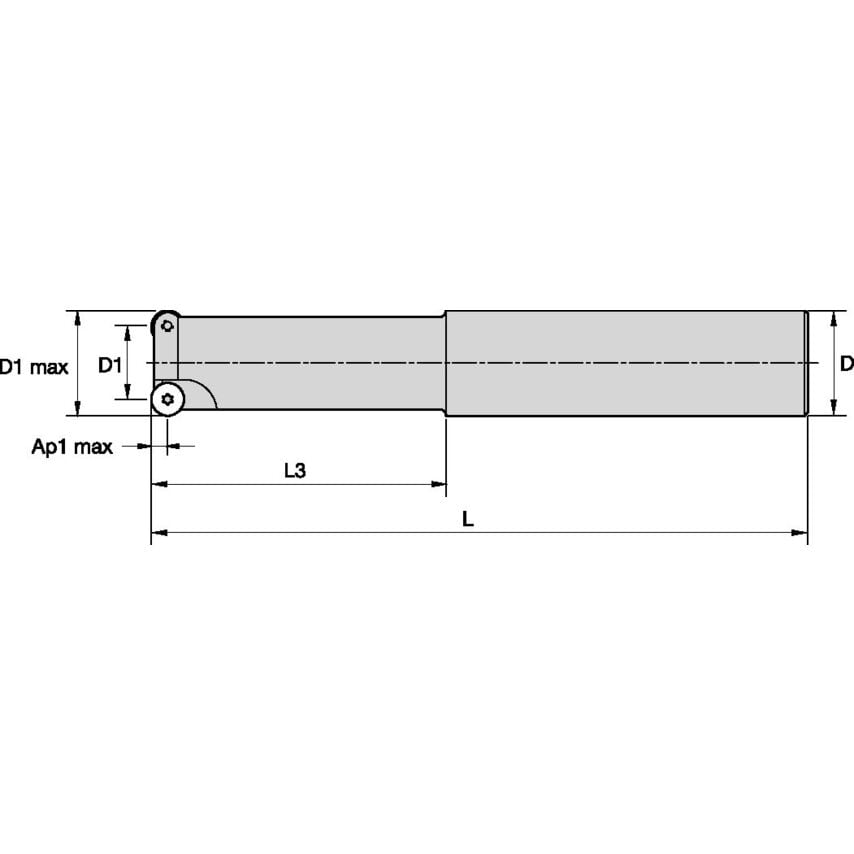 KDM125RD10W275 End Mill Cutter For Die & MOUL