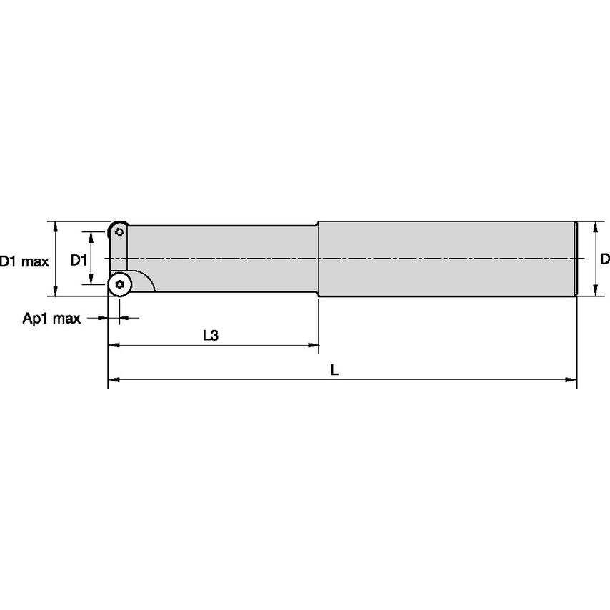 KDM125RD10W475 End Mill Cutter For Die & MOUL