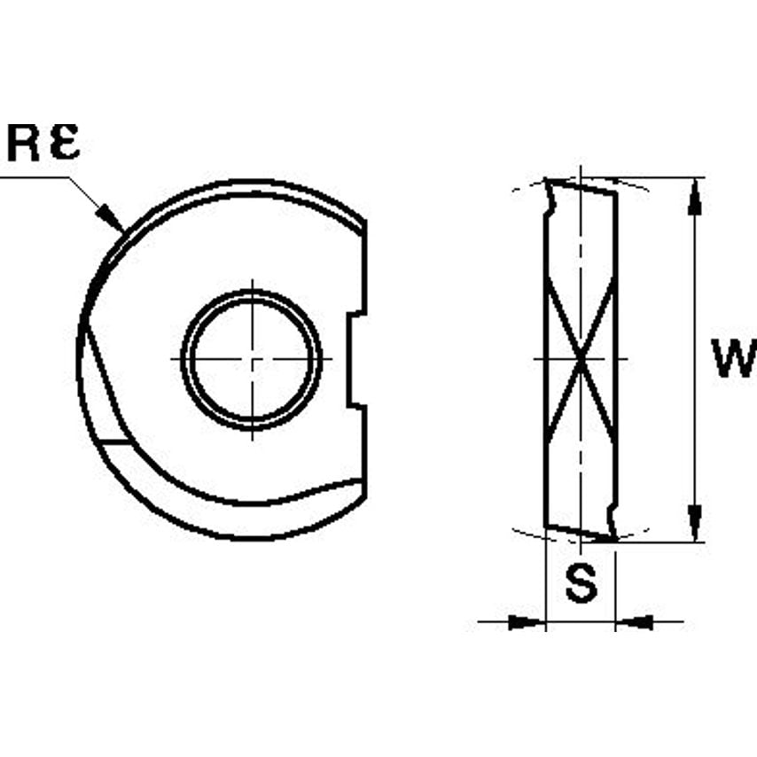 KDMB0625M0ERGC KDMB Ball Nose Insert Diameter 0 625