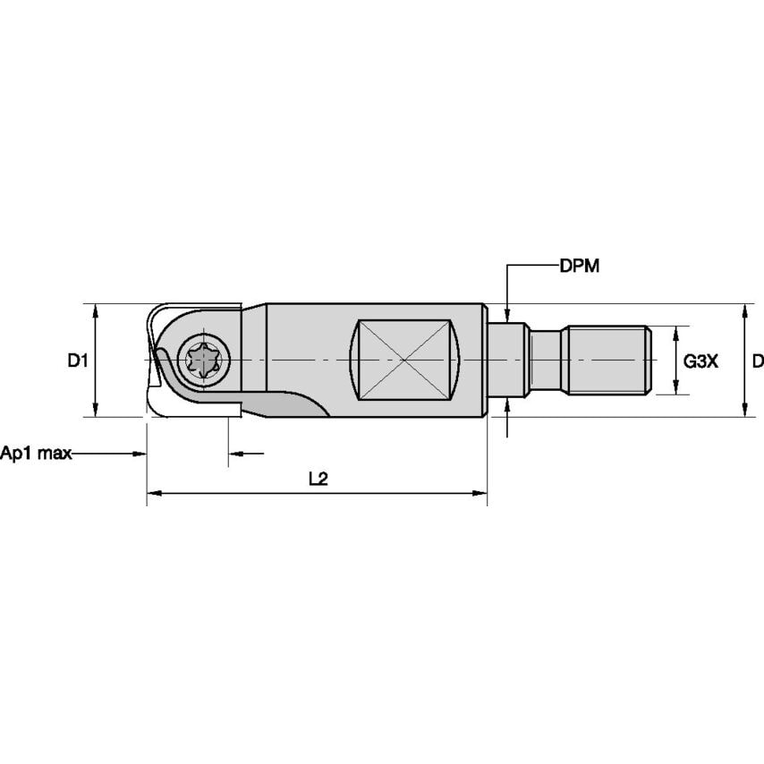 KDMT12R028M08SN KENNA Toroidal Copy Modular 12