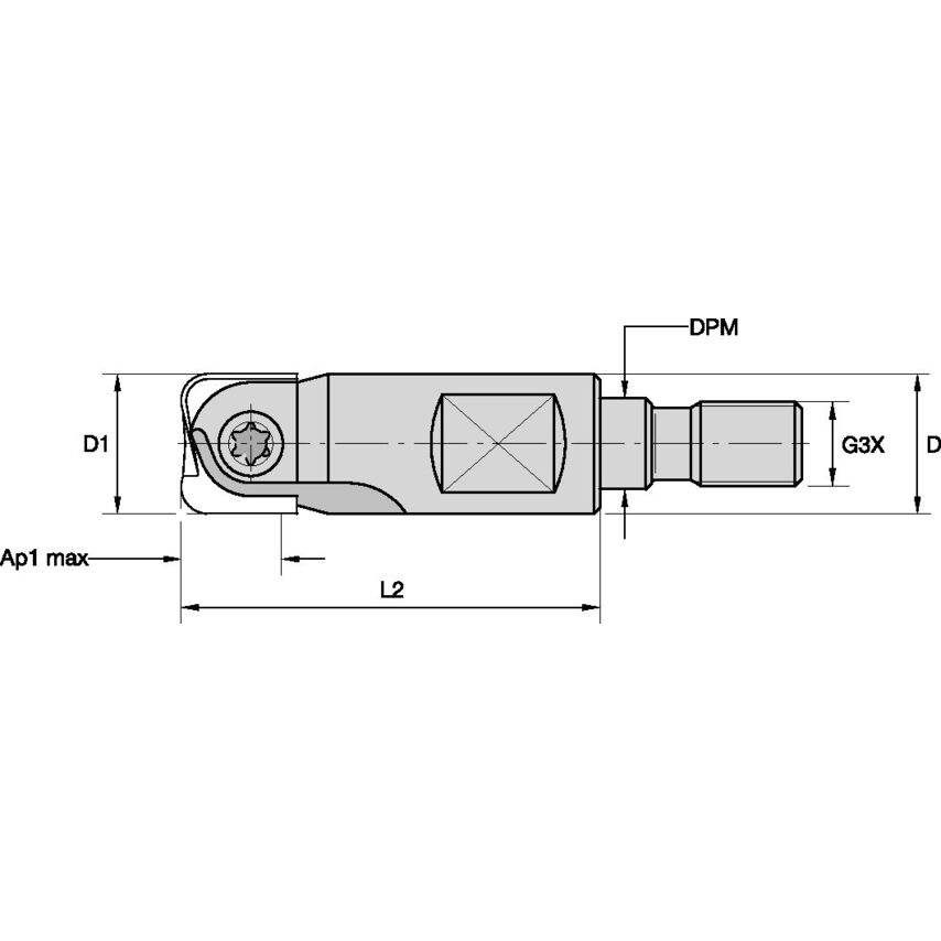 KDMT16R028M08SN KENNA Toroidal Copy Modular 16