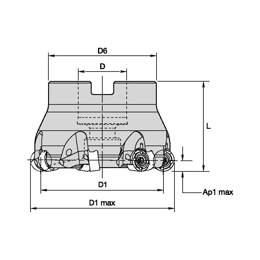 KDR80Z07S27RN12X Rodeka Blade D=80 Z=7 Shell MI