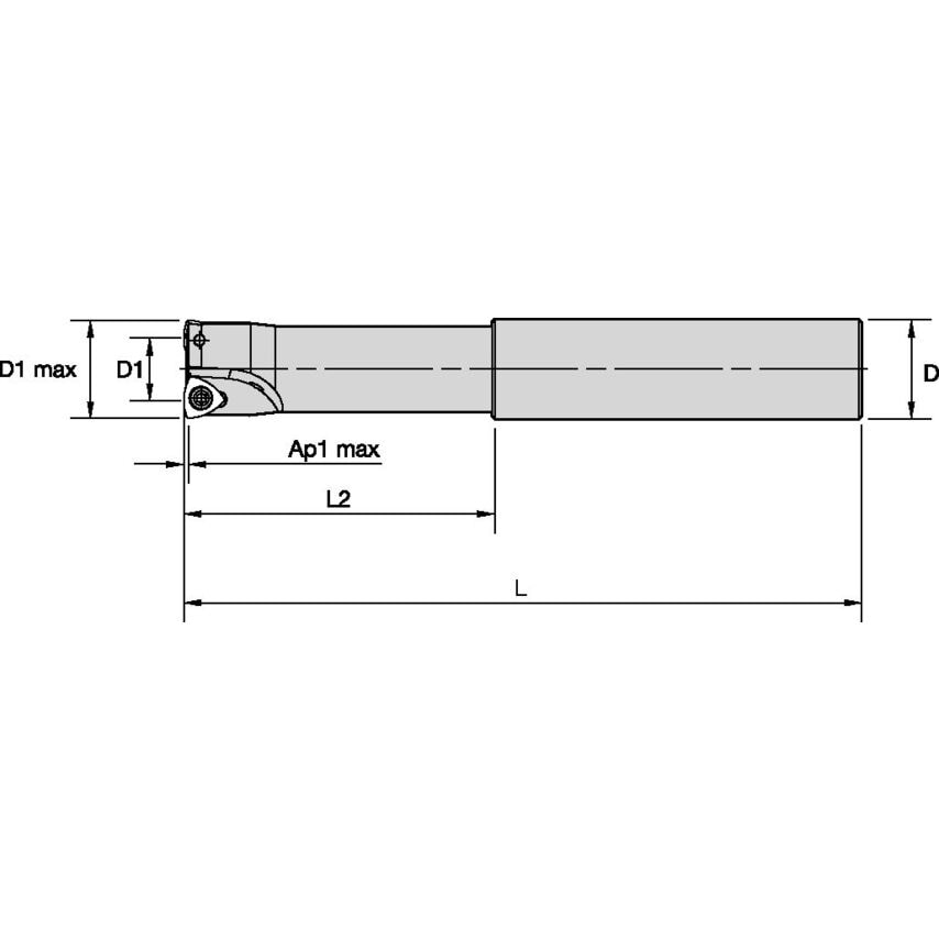 KF075WP0303C075L150 KENFEED Cutter D=0.750 D0.750