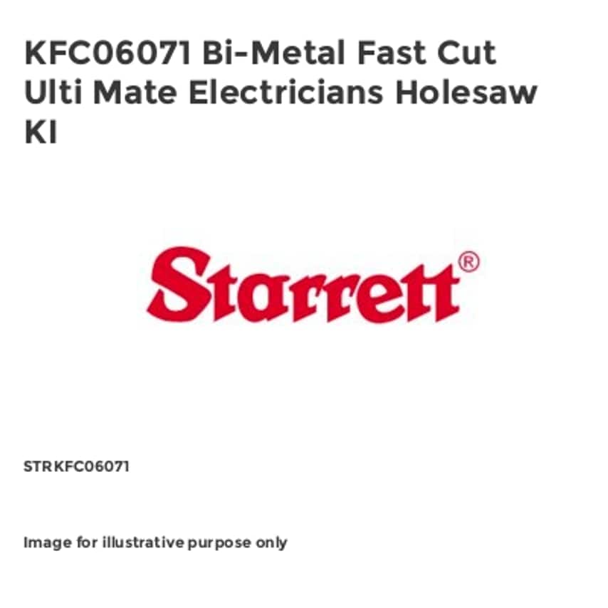 KFC06071 Bi-Metal Fast Cut Ulti Mate Electricians Holesaw KI STRKFC06071