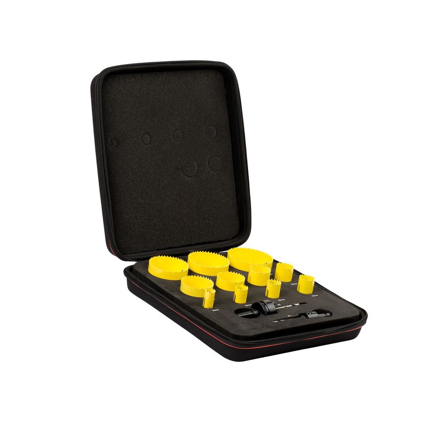 KFC11021 Bi-Metal Fast Cut Deluxe Electrician's Holesaw Kit