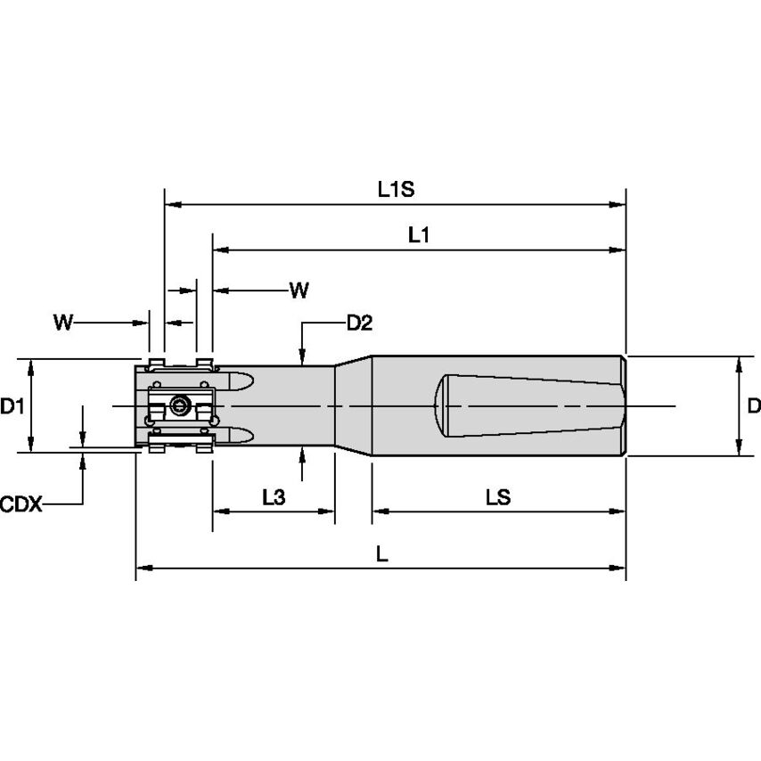 KGEM1588R1WN20M 20MM Short Metric WN Shank (.6