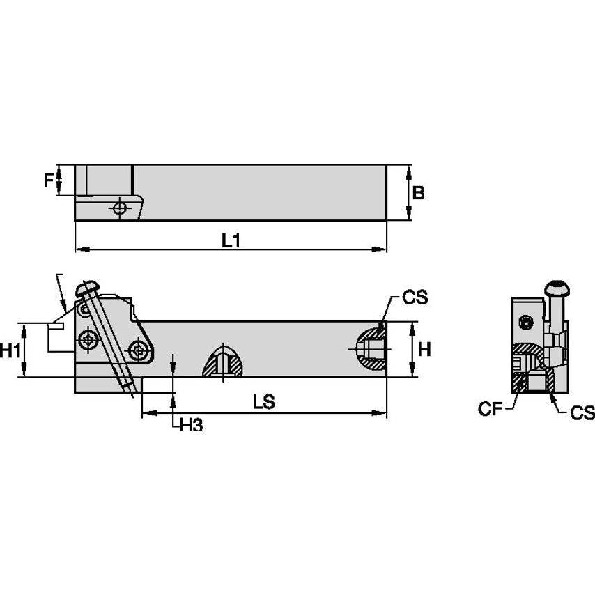 KGMSL2450C Modular Toolholder Size 50