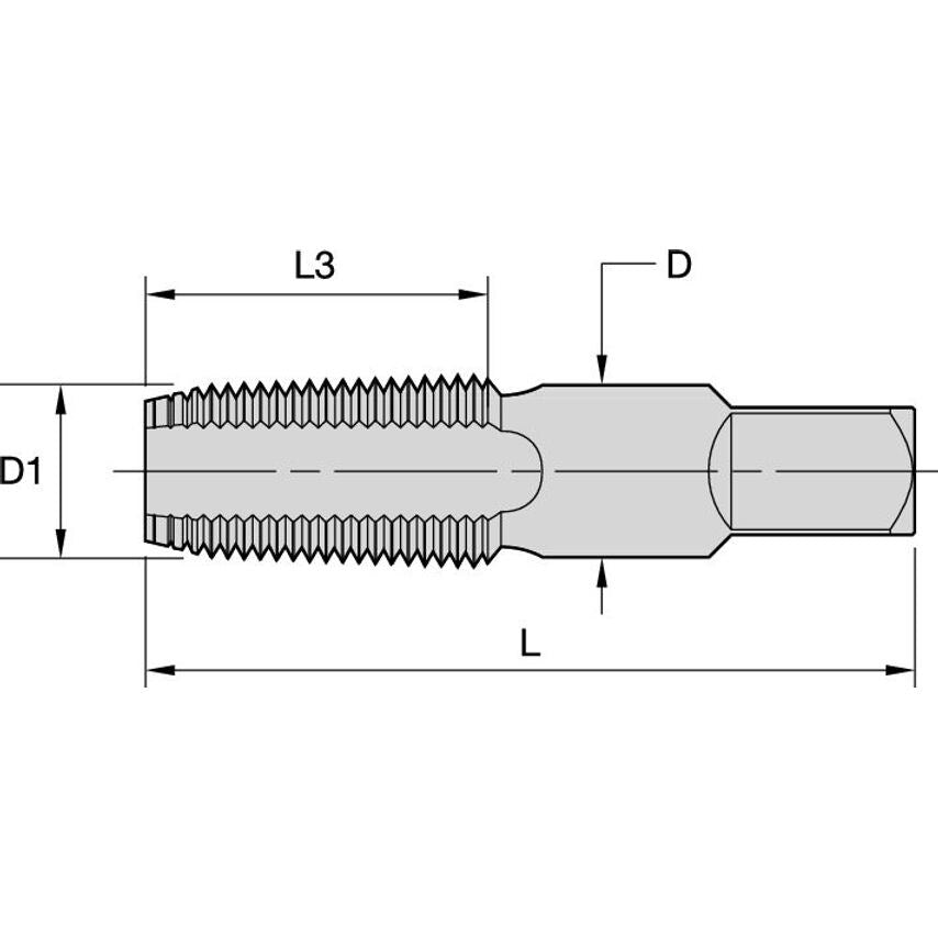 KHSST08704 Tap Taper Pipe 1/8-27NPT 4FLT