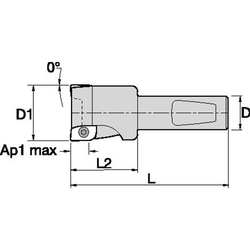 KIEXR125LF255 Machining Center Milling Cutters