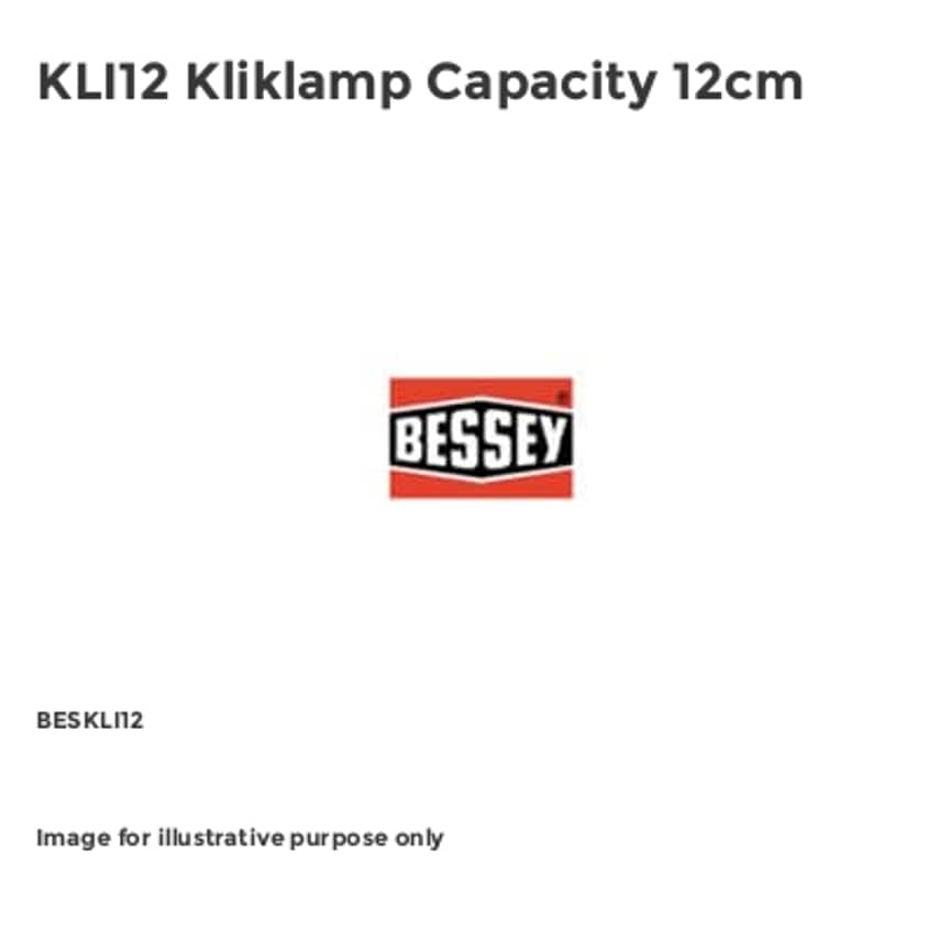 KLI12 Kliklamp Capacity 12cm