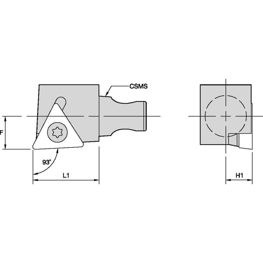 KM12STJCR1115 KM 12 Screw-On LH 93 TC..1102