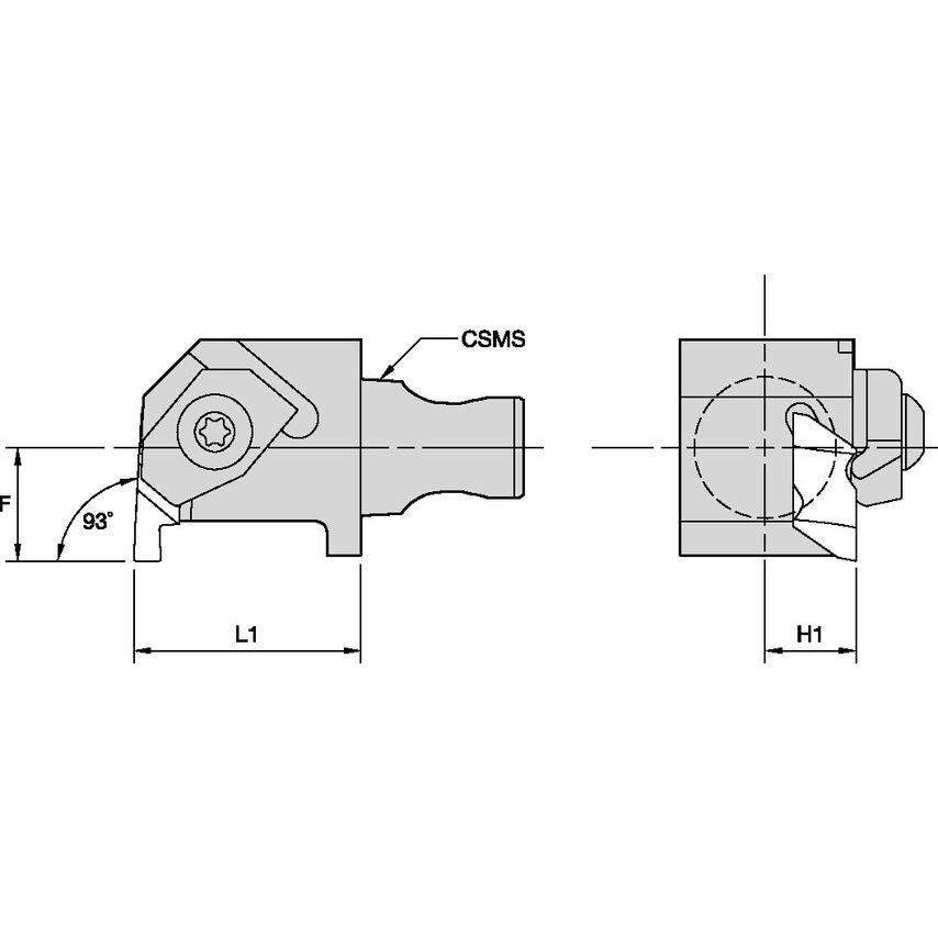 KM16NEL220 KM 16 Radial Kenclamp LH 93 N
