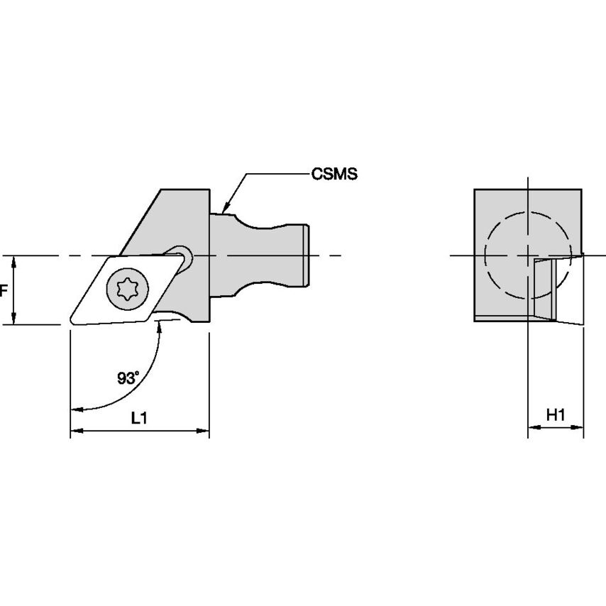 KM16SDJCL1120 KM 16 Screw-On LH 93 DC..11T3