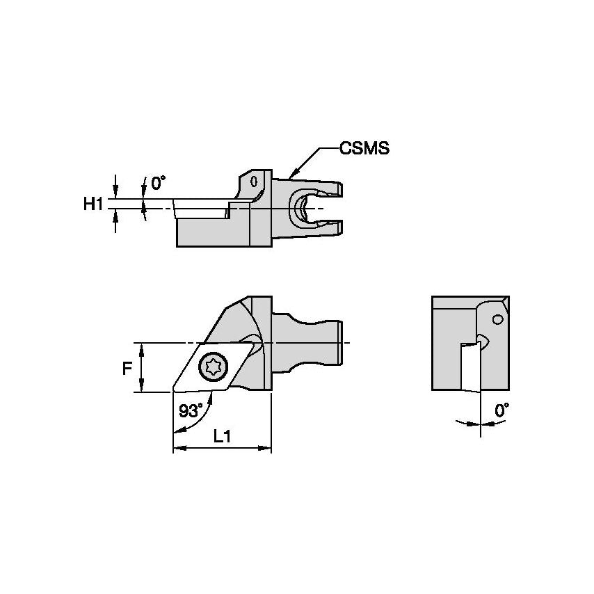 KM16SDJCR1120HPC KM 16 Screw-On RH 93 DC..11T3