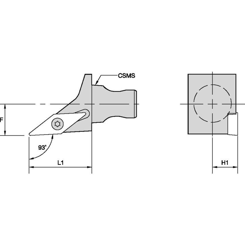 KM16SVJBL1630 KM 16 Screw-On LH 93 VB..1604