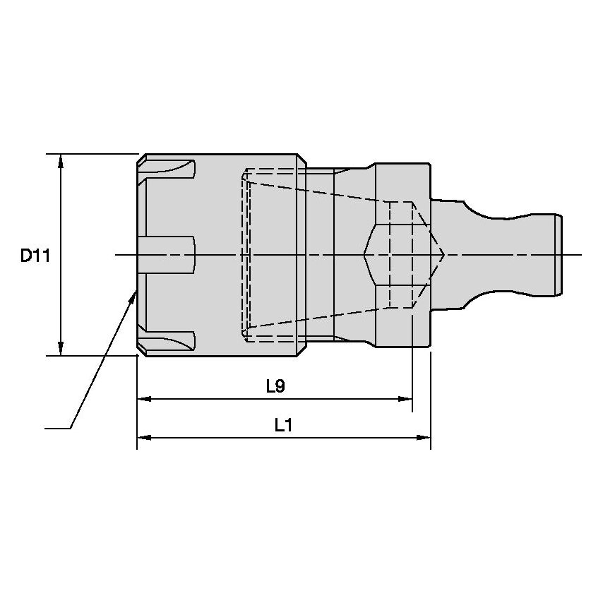 KM2016ER16032km2016 Collet Chuck ER16 x 32m