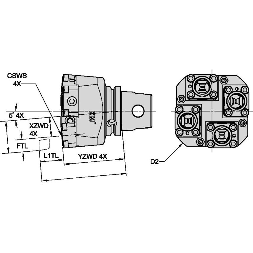 KM25NCMSF3140MST KM25 NCM Multistation Unit HEIGHT:39MM