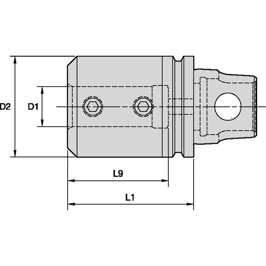 KM32TSBAI16276 KM32 Boring Bar Adapter 1.0 X