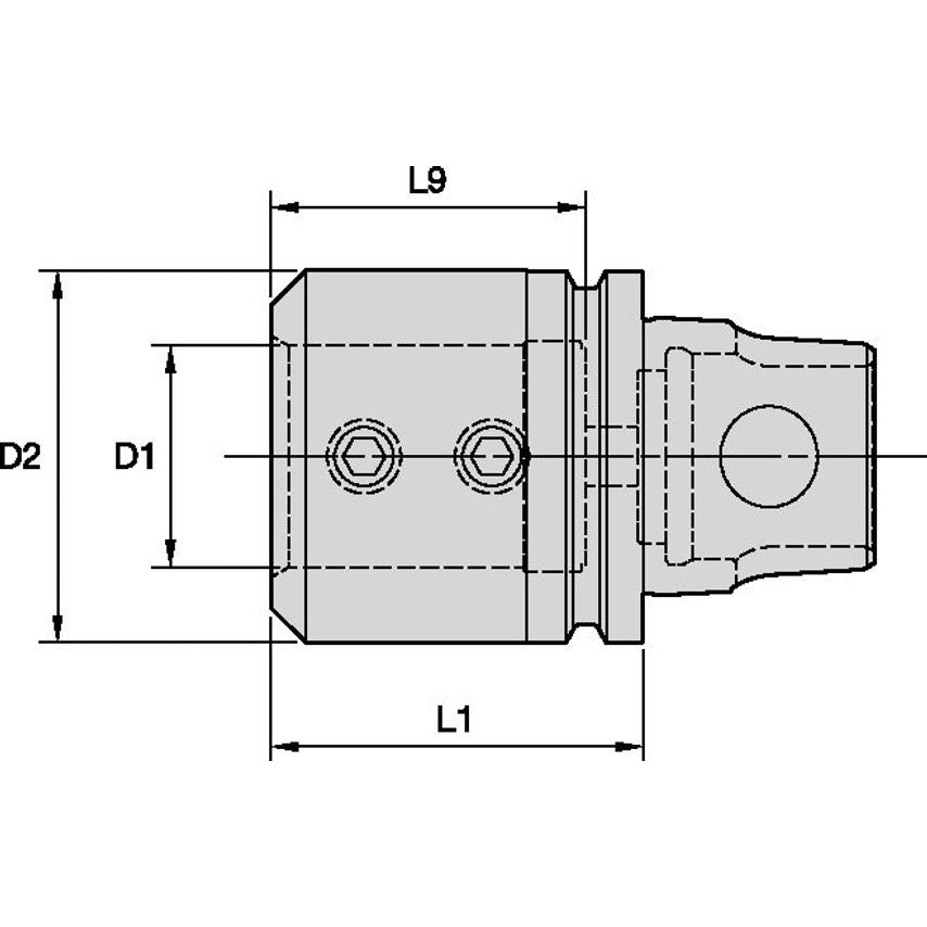 KM32TSHDB6126 KM32 Boring Bar Bushing 3/4 X
