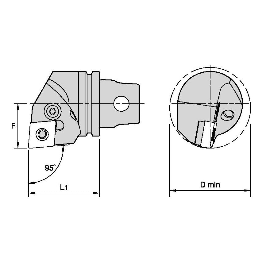 KM32TSPCLNL12 KM Cutting Unit P-Clamping PCL