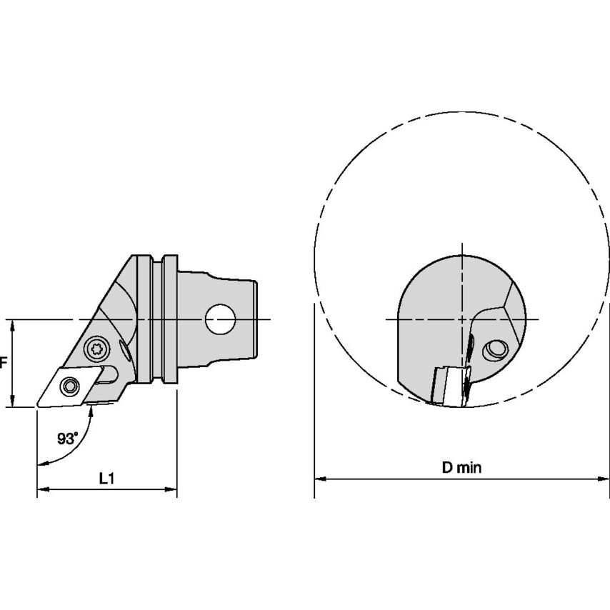 KM32TSPDJNR11 KM Cutting Unit P-Clamping PDJ