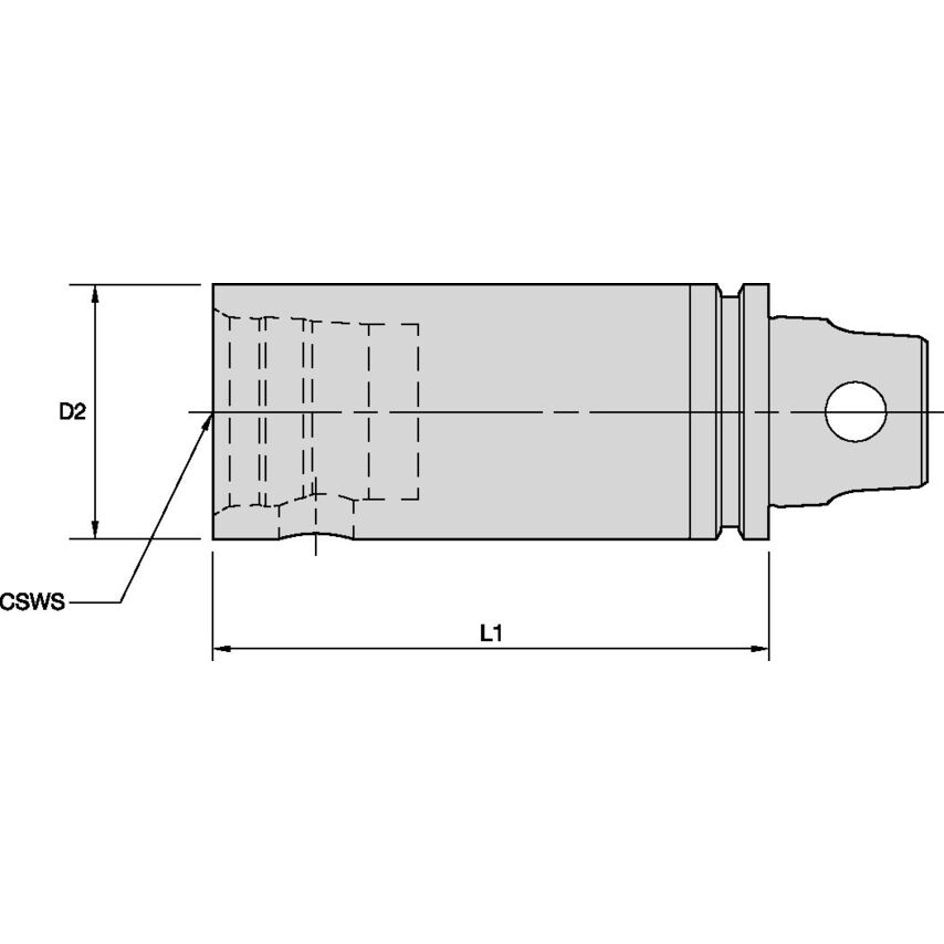 KM32TSS32070M KM32TS Extension 70MM