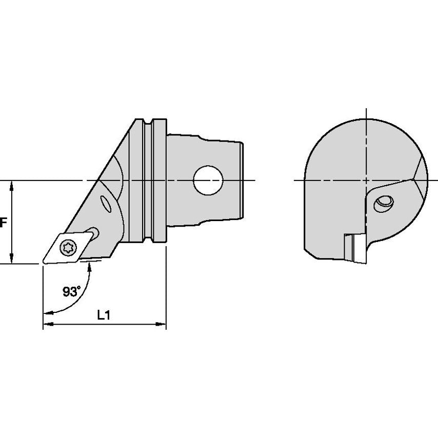 KM32TSSDJCL11 Cutting Unit Screw On Insert SD