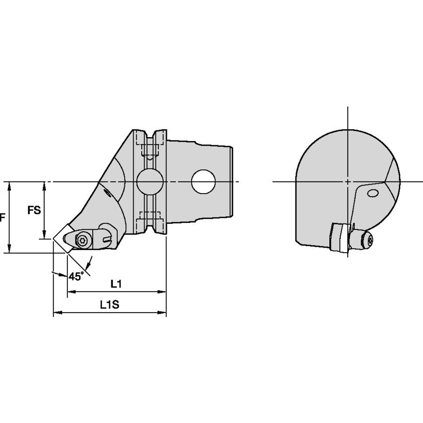 KM40TSDSSNL12KC04 KM40TS Kenclamp 45 LH SN..12