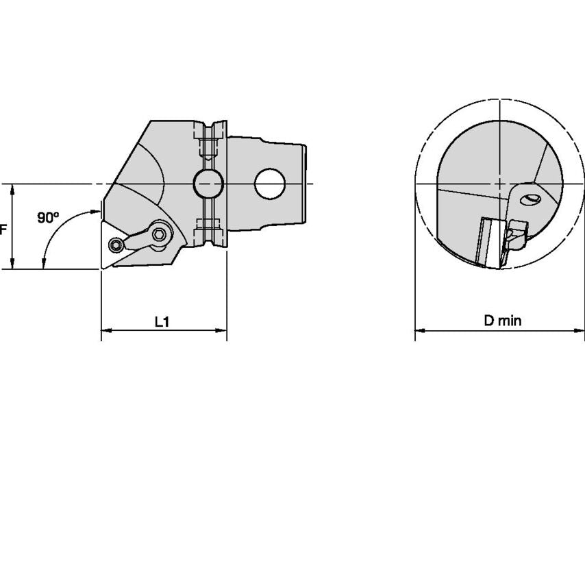 KM40TSMTFNR16 KM40TS KENLOC 90 RH TN..16