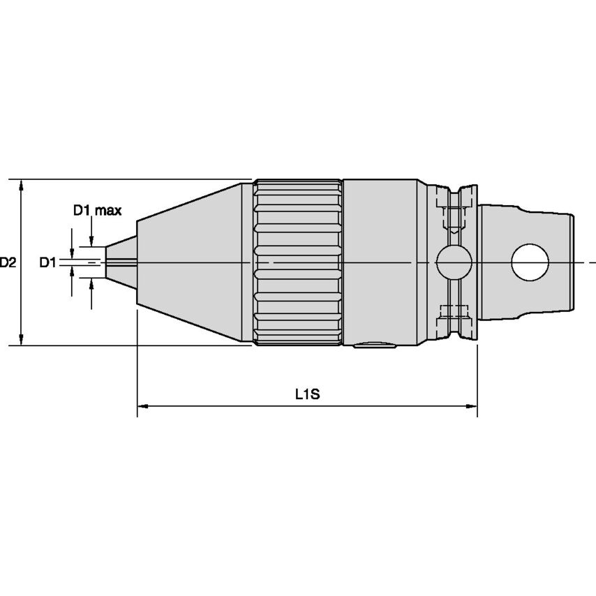 KM40TSRDC13092m KM40TS Drill Chuck Adapter 13