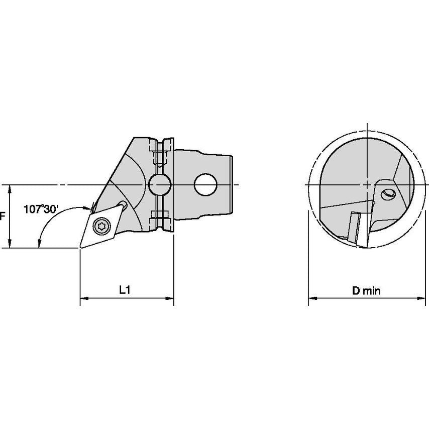 KM40TSSDQCR15 KM40TS Screw 107 30' RH DC..1