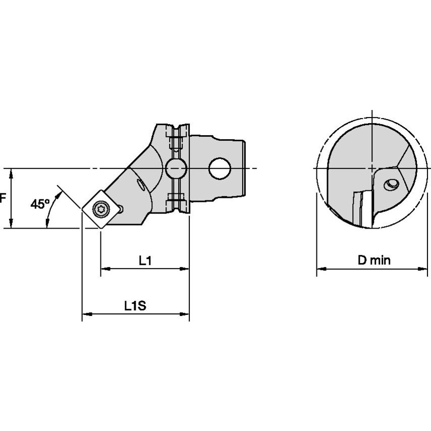 KM40TSSSSCL12 KM40TS Screw 45 LH SC..12