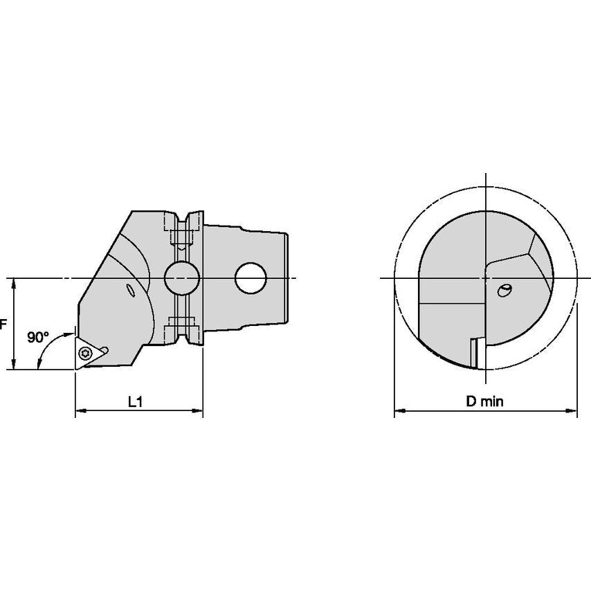 KM40TSSTFCL16 KM40TS Screw 90 LH TC..16