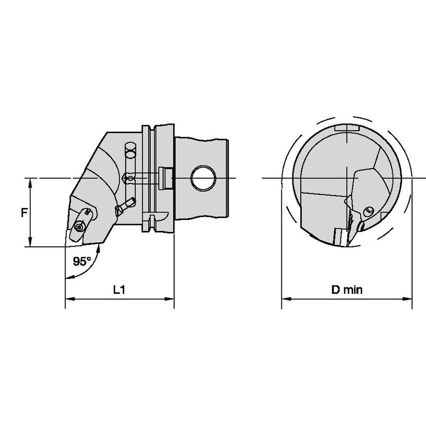 KM4X100DCLNL16KC06 KM4X100 Kenclamp 95 Left Hand