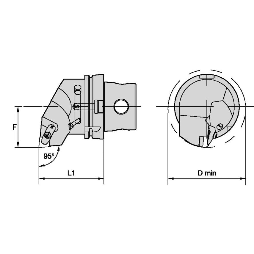 KM4X100DCLNR16KC06 KM4X100 Kenclamp 95 Right Hand