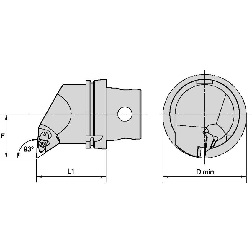KM4X100DDUNR15KC06 KM4X100 Kenclamp 93 Right Hand