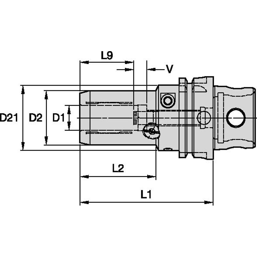 KM4X100HC12150m KM4X100 Hydraulic Chuck HP 12